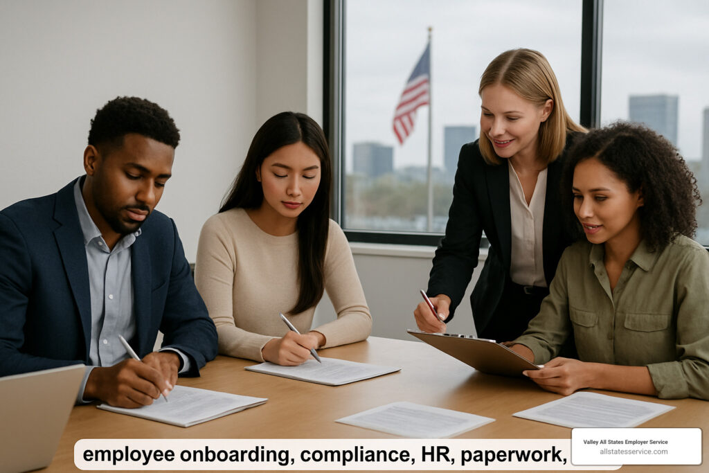 Employee onboarding compliance
