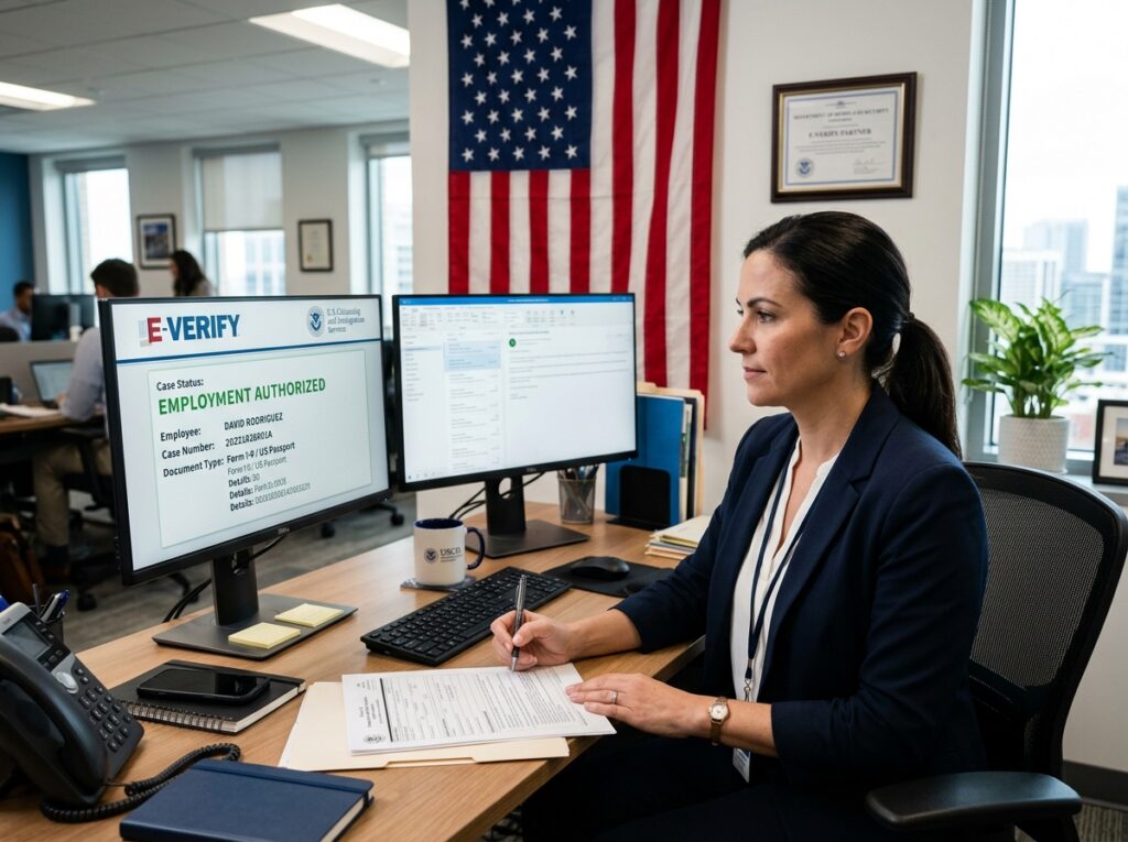 E-Verify reporting compliance