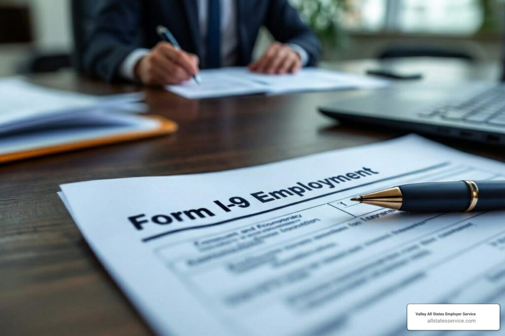 why do i need to fill out an i9 form