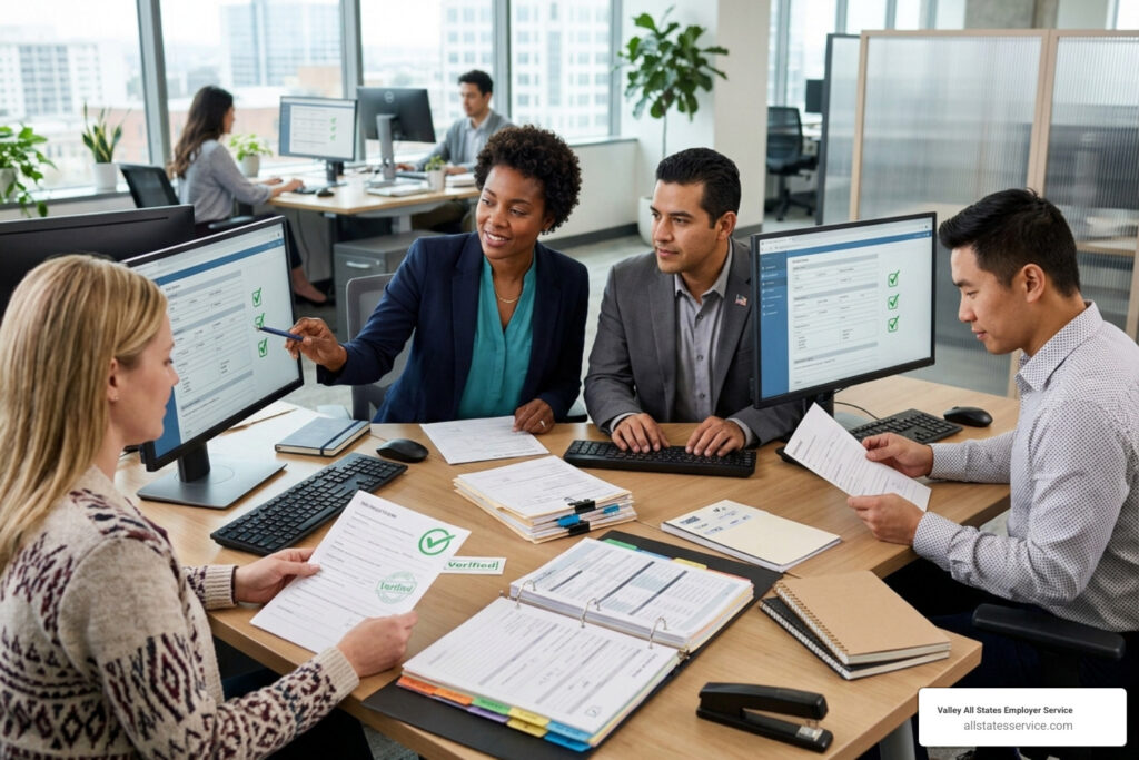 efficient e-verify handling